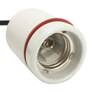 E27 200W Infrared Ceramic Heat Lamp Holder + Mesh Cage Protector Cover for Reptile Brooder