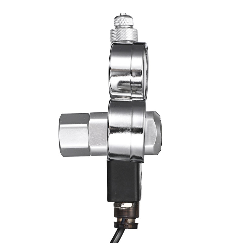 Aquarium System Dual Gauge CO2 Pressure Regulators Bubble Counter Solenoid Valve
