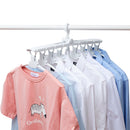 Honana Home 360 Degree Rotation Multifunctional Foldable 8 in 1 Cloth Hanger