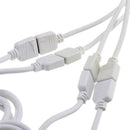 7Color RGB Strip 5050SMD Led Lights Music Control For Car Interior Lighting Remote Control DC12V