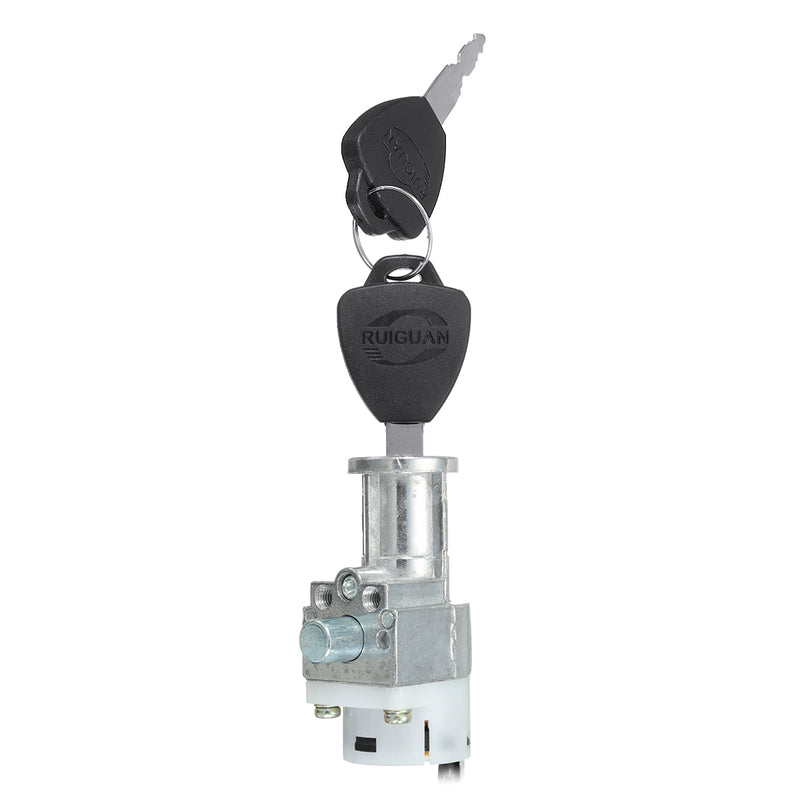 Battery Chager Ignition Switch Lock with 2 keys For Motorcycle Electric Bike Scooter E-bike