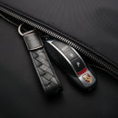 XIAOMI VLLICON Leather Keychain Hand Woven 360 Rotating Car Key Ring Holder