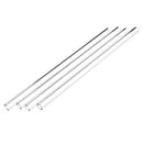 4Pcs 200mm OD 10mm 2mm Thick Wall Borosilicate Glass Blowing Tube