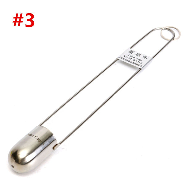 345mm 44ml Stainless Steel Zahn Cups 3 Paint Viscosity Cup