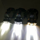 XANES 7310-A 2500LM T6+4xXPE Headlamp 4 Modes 90 Adjustable Waterproof 2x18650 Battery AC/DC Charger Work Light