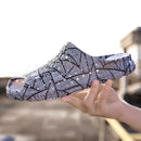 Men Outdoor Fashion Toe Hollow Slippers Superstar Beach Seaside Breathable  Summer Wild Shoes