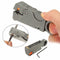 2Pcs RG6/59 Double Blades Fully Adjustable Wire Stripper Cutter Cable Stripping Tool