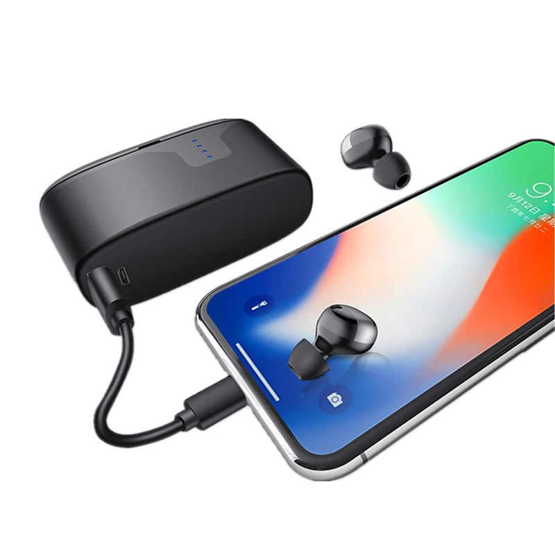 [bluetooth 5.0] Bakeey TWS Wireless Earphone IPX7 Waterproof CVC6.0 Noise Cancelling Headphone with 2200mAh Charging Box Power Bank