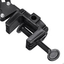 6W Flexible Long Arm Clip Dimmable USB Desk Table Lamp Three Color Modes Reading Light DC5V