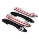 Glossy Black Exterior Door Handles Decorative Cover Trim For Toyota Carmy 2018