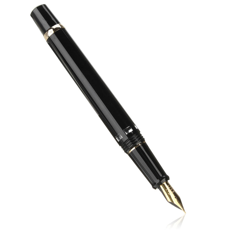 Luxury Wingsung 698 Piston Fountain Pen 0.5mm Softer Nib Unique Writing Ink Pens Supplies