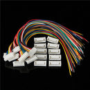 Excellway 6S1P 10pcs 6S1P Balance Charger Cable Wire Connector Male/Female Plug
