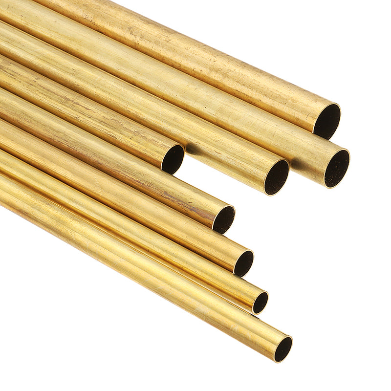 8-15mm Diameter Brass Round Bar Rod Circular Tube 30cm