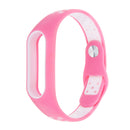 Bakeey Double Color Polka Dot Replacement Silicone Wrist Strap for XIAOMI Miband 2