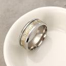 Unisex Halloween Luminous Ring Titanium Steel Ring Funny Pumpkin Ring