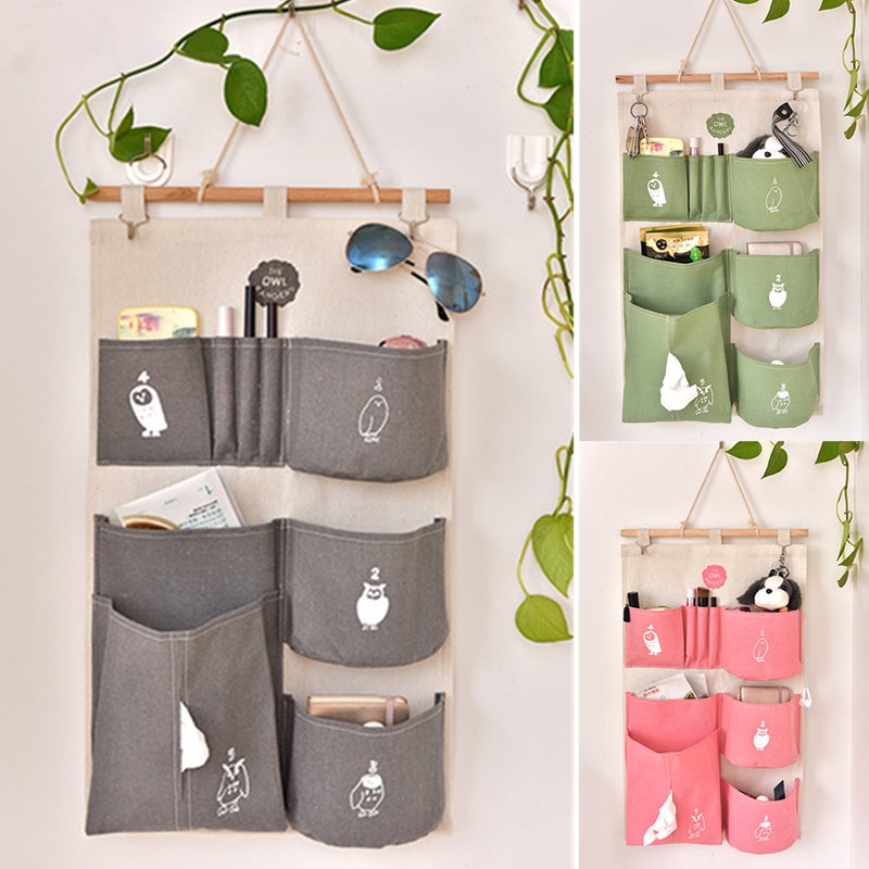 Waterproof Home Wall Hanging Storage Bag Organizer Pouch Container Bathroom Door