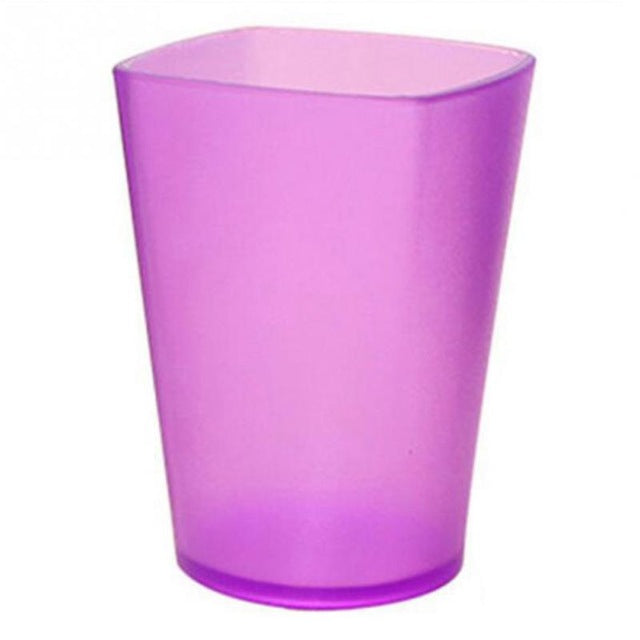 Honana WX Eco-friendly Japanese-style Thick Circular Cup Toothbrush Holder Cup Translucent