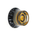 1PC Black Gold Plastic Electric Guitar Volume Voice Speed Knobs For Les Paul Guitar
