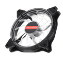 12CM 6 Pin 12 Modes Adjustable Colorful RGB LED Silent Computer Case Cooling Fan for PC Computer Case