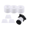 3pcs Sponges 1pc HEPA Filter Replacement Parts For Shark IONFlex XPREMF100 IF200 Vacuum Cleaner