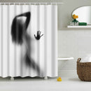 Bathroom Shower Curtains Sexy Woman Shower Curtain Waterproof Polyester Fabric Screen
