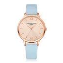 Casual Style PU Leather Strap Cloc kLadies Wrist Watch Quartz Watch