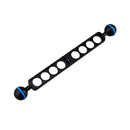 HOOZHU S09 25.4 9" Double Ball Head Connecting Bracket Support for Diving Flashlight Diving Camer