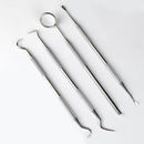 4Pcs Dental Mirror Stainless Steel Dental Tools Kit Mouth Mirror Dental Kit Instrument Dental Pick