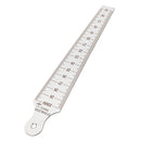 Drillpro 1-60mm Metric Imperial Wedge Feeler 1-15/15-30/30-45/45-60mm Taper Depth Gauge