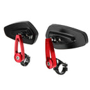 7/8 inch 22mm Motorcycle Rear View Mirrors Handlebar End Universal