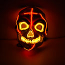 4-Modes Scary Mask Cosplay Led Costume Mask EL Wire Light Up for The Purge Movie