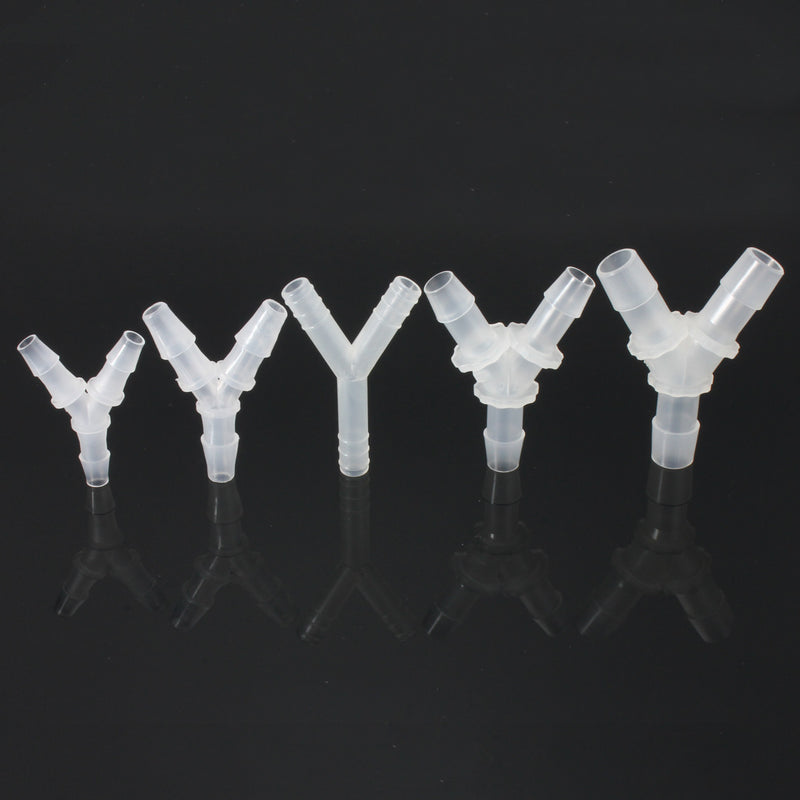 1pcs Y Shape Plastic Hose Pipe Coupler Connector Joiner Fitting Home Air Water Fuel