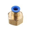 Machifit Pneumatic Connector PCF Female Thread Straight Quick Hose Joint Fittings 8-01/02/03/04