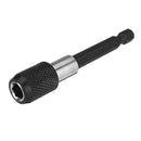 Drillpro 5pcs 1/4 Inch Hex 75mm Screwdriver Bit Holder Quick Release Holder Extension Bar