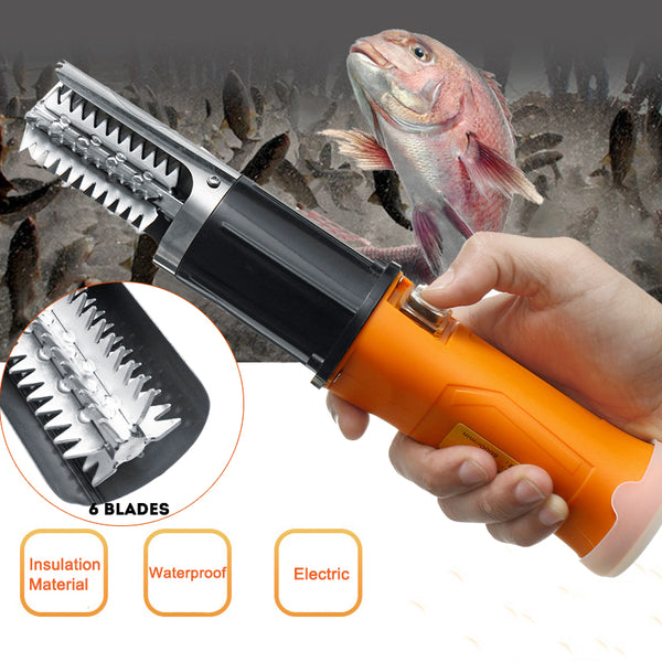 ZANLURE 12V 2000mAh Electric Fish Skin Scaler Descaler Scale Scraper Knife-GD Fishing Tool