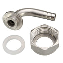 Brewing Faucet Connector 90 Degree Tail Pipe Elbow Six Angle Nut Washer Gasket Thread Standard 5/8 Inch Barware