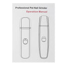 Premium Electric Pet Nail Grinder Dog Cat Pet Claw Nail Trimmer Clipper Tools Kit
