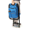 Portable Chair Bag Foldable Cooler Bag Camping Hiking Climbing Fishing Backpack