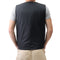Electric Black Vest Heated Waistcoat Cloth Thermal Warm Pad Winter Body Warmer