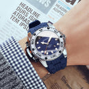 OCHSTIN GQ6124 Waterproof Outdoor Silicone Quartz Watch Luminous Display Men Wrist Watch