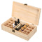 25 Grids Wooden Parts Storage Box