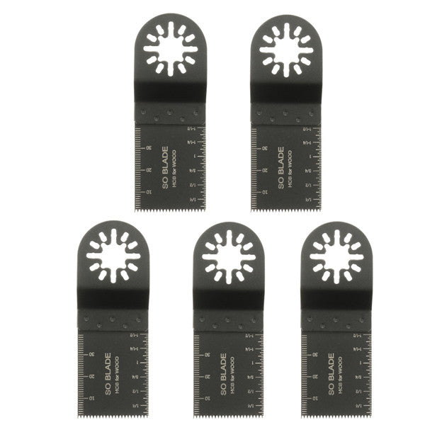 5pcs 35mm High Carbon Steel Oscillating Multitool Saw Blades