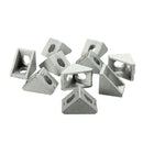 Suleve AJ20 Aluminium Angle Corner Joint 20x20mm Right Angle Bracket Furniture Fittings 10pcs