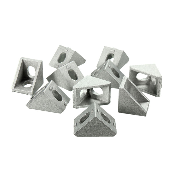 Suleve AJ20 Aluminium Angle Corner Joint 20x20mm Right Angle Bracket Furniture Fittings 10pcs