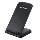 10W Qi Wireless Fast Charger Anti-slip Charging Dock Desktop Holder Stand for Samsung Xiaomi Mobile Phone