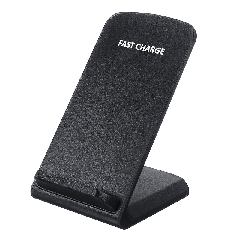 10W Qi Wireless Fast Charger Anti-slip Charging Dock Desktop Holder Stand for Samsung Xiaomi Mobile Phone