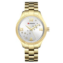 CURREN 9009 Crystal Fashion Style Women Wrist Watch Roman Number Quartz Watches