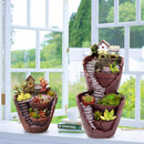 Sky Garden Potted Big House Micro Landscape Meat Plant Pots Flower Pot Resin Decorations