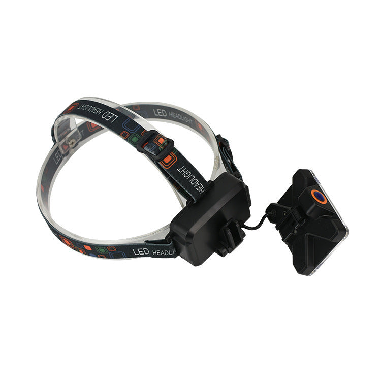 XANES SYT002 850LM COB Headlamp 3 Modes Night Warning Light Camping Hunting Portable Emergency Lantern 18650