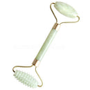 Natural Jade Face Massager Roller Spa Head Face Neck Body Facial Beauty Machine Tool
